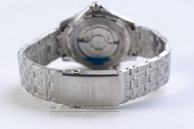 OMEGA手錶 歐米茄海馬007紀念款腕表 陶瓷表圈 歐米茄機械男表 歐米茄高端男士腕表  hds1470